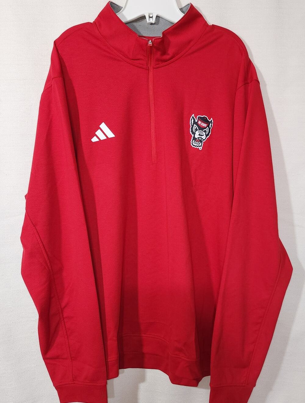 Adidas elevated 1/4 zip NC State men 2XL